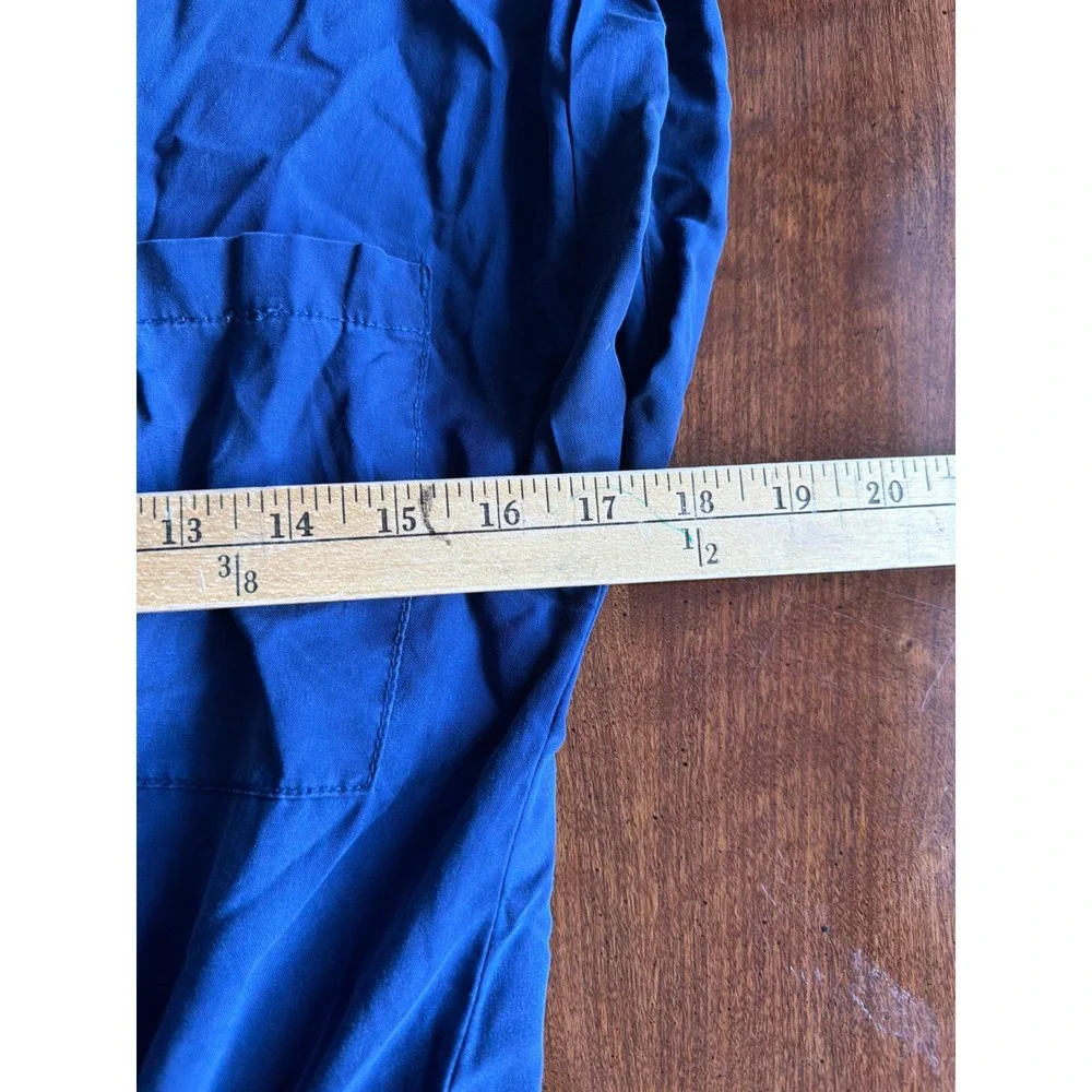 Sanctuary x Anthropologie  Surplice Jumpsuit Womens Navy Blue Utility Medium